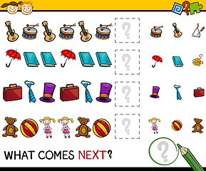 Image showing what comes next game cartoon