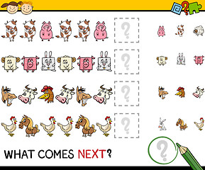 Image showing what comes next game cartoon