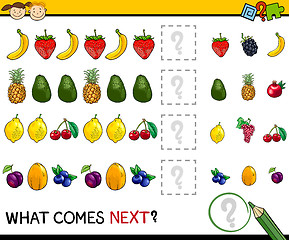 Image showing what comes next game cartoon