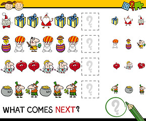 Image showing what comes next game cartoon