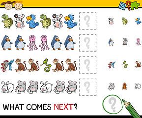 Image showing what comes next game cartoon