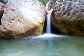 Image showing stream in  mountains during low water periods