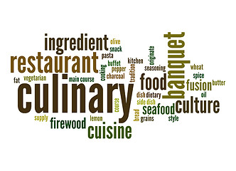 Image showing Culinary word cloud