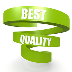 Image showing Best quality green helix banner