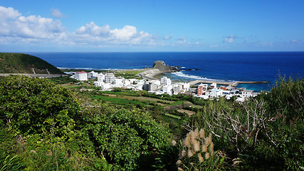 Image showing Small town located in Green Island