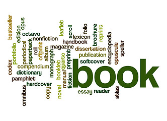 Image showing Book word cloud