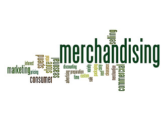 Image showing Merchandising word cloud