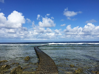 Image showing Rocky Coast along the Pacific Ocean, Kenting, Taiwan