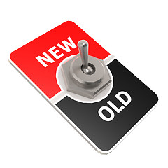 Image showing New old toggle switch