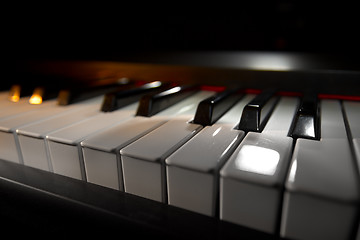 Image showing Piano keyboard