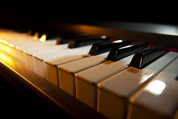 Image showing Piano keyboard