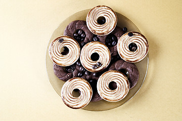 Image showing Cookies and coffee