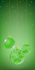 Image showing Christmas Balls