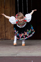 Image showing little girl in traditional costume