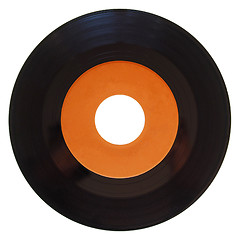 Image showing Vinyl record isolated