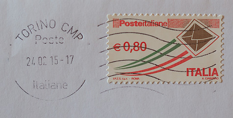 Image showing Mail stamp