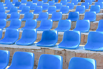 Image showing Blue Chairs