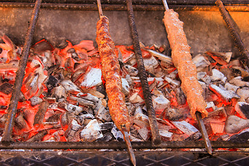 Image showing Meal of grilled Meat. 