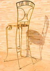 Image showing Metal chair