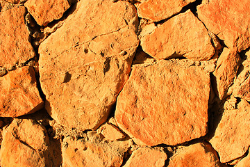 Image showing Stone Background at Sun Light. Stone Texture.