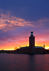 Image showing The city hall, Stockholm