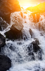 Image showing 	Waterfall in Sweden