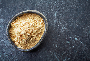 Image showing bowl of maca powder