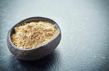 Image showing bowl of maca powder