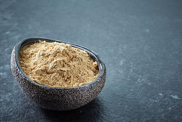 Image showing bowl of maca powder