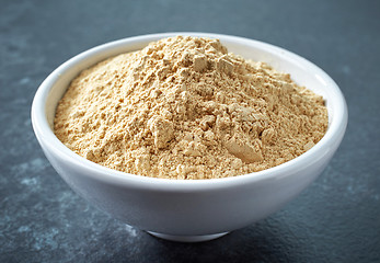 Image showing bowl of maca powder