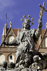 Image showing Statue of Saint John of Nepomuc