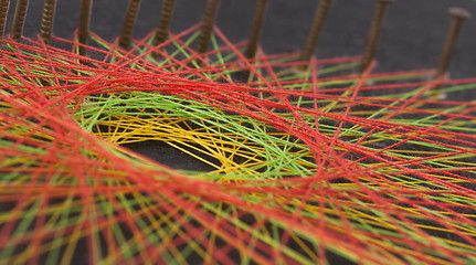 Image showing Display of colorful threads