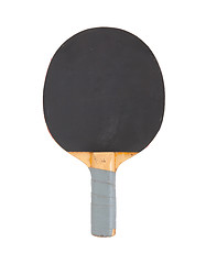 Image showing Pingpong racket isolated on white background