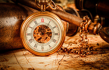 Image showing Vintage pocket watch