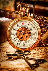 Image showing Vintage pocket watch