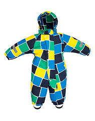 Image showing Childrens snowsuit fall