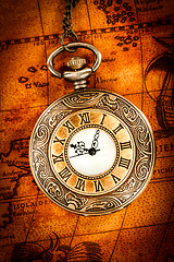 Image showing Vintage pocket watch