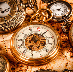 Image showing Vintage pocket watch