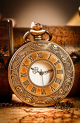 Image showing Vintage pocket watch