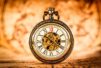 Image showing Vintage pocket watch