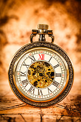 Image showing Vintage pocket watch