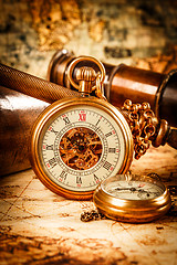 Image showing Vintage pocket watch