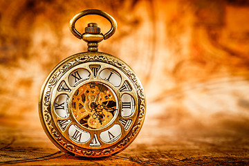 Image showing Vintage pocket watch