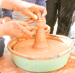 Image showing Pottery Work.