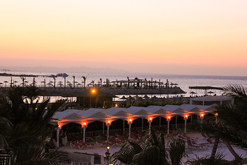 Image showing Seashore in the Evening.