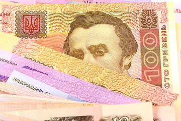 Image showing european money, ukrainian money