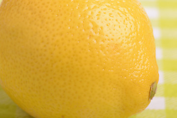 Image showing fresh lemon close up