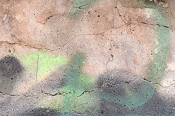 Image showing classic grunge texture of aging painted wall