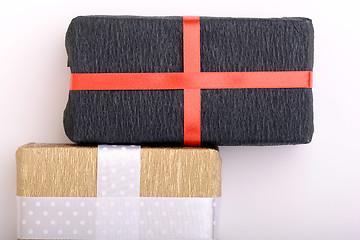 Image showing gift box set, holiday concept