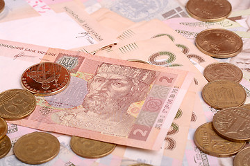 Image showing Background of the Ukrainian money hryvnia